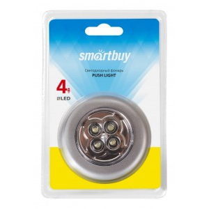 Smartbuy фонарь кемпинговый SBF-831-S (3xR03) 4св/д, серебр/пластик+металл, BL1 (10 шт.)