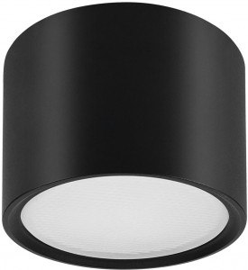 ЭРА св-к накл. спот Gx53 MAX13W 220V 96х80мм алюминий черный OL7 GX53 BK 7688