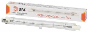 ЭРА лампа прожекторн. галогенная J118 R7s 230V 300W 17х125 J118-300W-R7s-230V 3039