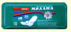 Прокладки Милана - МАКСИ Софт+Гель 10шт  109936 арт502