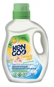 Кондиционер концентрат для белья Цветущий сад 1л KENGOO ЭКО