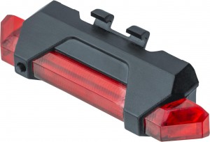 Navigator фонарь велосипедный задн. сигнал. NPT-B06-ACCU 6св/д, 3.7V 280мАч,кабель USB-зар.,BL 14239