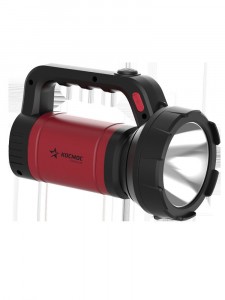 Космос фонарь-прожектор Ac8005wLith (лит.акк.3,7V2,4Ah) LED 5W(350lm),черно-борд/пластик,з/у 220v