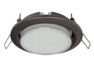 Ecola GX53 H4 св-к Черный хром (кратно 2!) 38x106 FB53P2ECB