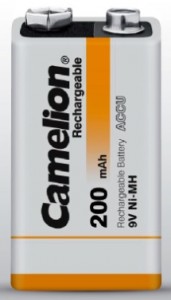 Ак-р Camelion 6F22 200mAh 9V Ni-MH SP-1