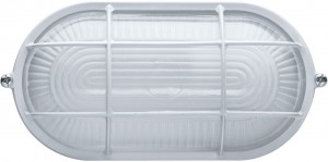 Navigator св-к влагозащит. O2 IP54 60W E27 овал с реш белый NBL-O2-60-E27/WH 94801