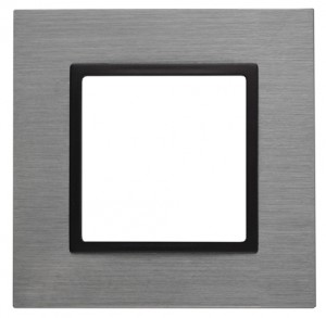 Эра 14-5201-42 СУ Рамка на 1 пост, металл, Elegance, титан+антр 5800