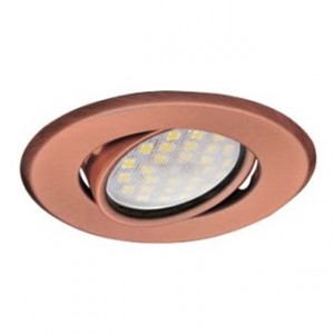 Ecola DH09 MR16 GU5.3 св-к поворот.плоский Медь 25x90 FP1603EFS