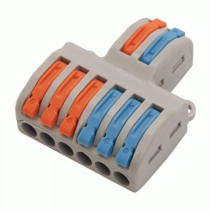 STEKKER клем. колодка СМК с рычагом LD222-426 2 полюса 8х(0,08-4мм2) 250V 32A б/пасты латунь/сталь