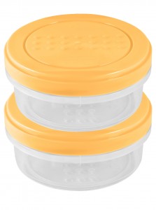 Банка д/хранения продуктов с закруч.крышк.(набор 2шт) Asti 0,35л, бледно-желт. 221102304/01 IDI LAND