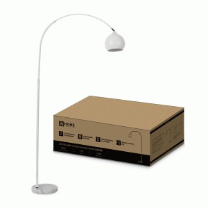 ASD/InHome св-к напольный торшер ТНО 05Б 60W Е27 белый 200x1000x1850 9205