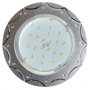 Ecola GX53 H4 DL5384 св-к Звезда Матовый Хром/Алюм. 20x110 FC5384ECB