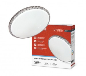 ASD/InHome св-к св/д декоративный 36W(3240lm) 6500К 6K 390х78 IP40 DECO MYSTERY 1598