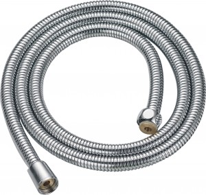 Haiba Шланг для душа 80 см, 1/2"(Имп)-1/2"(Имп), нерж.сталь, двойная оплетка, усиленный, хром,HB42-8