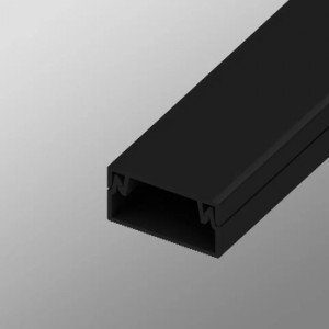 ЭРА кабель-канал ПВХ 20x10 черный 2м (50м в уп., цена за 1м) KK-B-20-10 61739