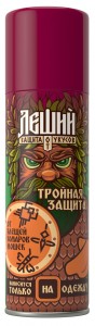 Рефтамид Леший 3в1, 150мл аэрозоль (на одежду) От клещей/комаров/мошек/слепней/москитов 535644