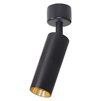 Feron св-к накл. поворот. спот MR11 GU10 черный/золото 100x40 ML1011 51381