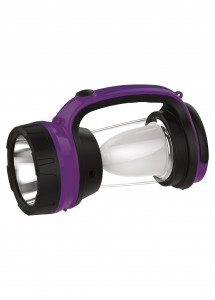 Космос фонарь кемпинговый 2008M-LED (2акк.4V 0,9Ah) 3Wсв/д+24св/д0,5W(420lm), фиолет/пласт 220v