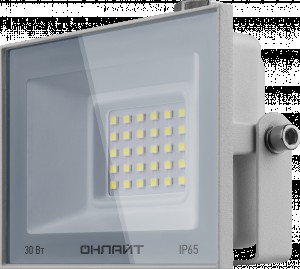 ОНЛАЙТ прожектор св/д IP65 30W 4000K 4K бел OFL-30-4K-WH-IP65-LED 90134