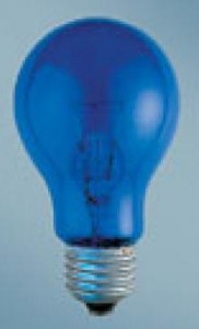 Favor A60 С E27 60W E27 СИНЯЯ  (уп.50шт)  (Калашниково)