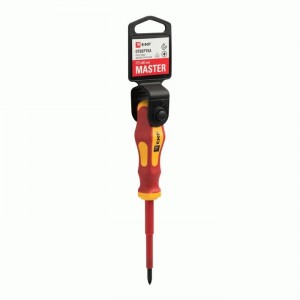 EKF Master отвертка диэл. крестовая PZ1x80 мм 1000В pz-1-80-mas-in