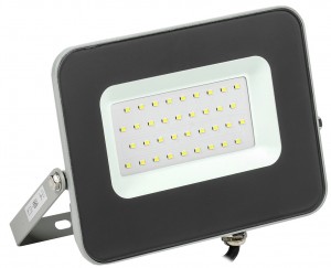 IEK прожектор св/д СДО 07-30 30W(2500lm) SMD 6500K 6K 185х140х28 серый IP65 LPDO701-30-K03