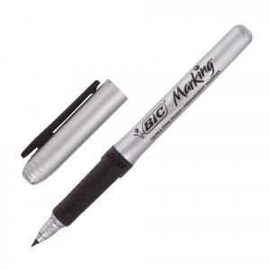 Маркер д/CD/DVD BIC "Marking Ultra Fine", ЧЕРНЫЙ, тонкий наконечник 0,7 мм, 8290801
