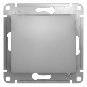 Schneider GLOSSA мех. роз. комп. СУ 1 мест. алюм. (пл.осн., RJ45) GSL000381K (5!)