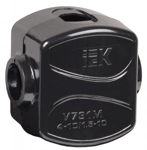 IEK Cжим ответвительный У-731М (4-10/1,5-10 мм2) IP20 UKZ-ZO-731M