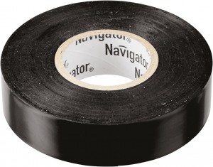 Navigator изолента ПВХ 15/10  черная (10!) 71229