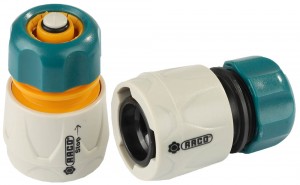 Набор соединителей RACO "Original" (шланг-насадка) с автостоп, 1/2"  zu4250-55265B