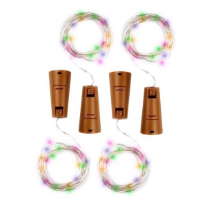 ФАЗА Гирлянды DC-G04-20MS4, комплект 4 шт., Пробки, мультицвет, 20 LED, 3xAG13 .5047938