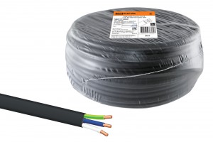 Кабель ВВГ-Пнг(А)-LS 3х2,5 (бухта 50м) (ГОСТ)РЭМЗ г Рыбинск  нег пониж  газ-выд