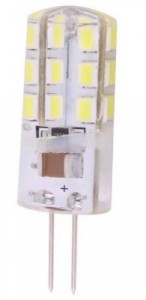 Jazzway G4 220V 3W(200lm) 4000K 4K 38x13 силикон .1032072