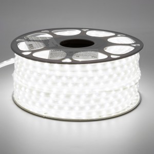 Saffit лента св/д 220V 6W/m 120led/m IP65 4000K 4К 8мм (50м цена за метр) гермет SMD2835 SST20 55244