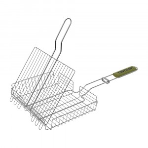 BOYSCOUT Решетка-гриль универсальная, НЕРЖАВЕЮЩАЯ сталь 58x30x25x5,5 cм / 8