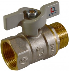 СТАНДАРТ Кран шар. для воды 1/2" г/ш бабочка  CWFMB012