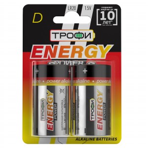 Э/п ТРОФИ BASIC/ ENERGY POWER LR20/373 BL2