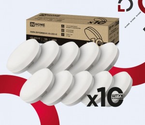 ASD/InHome лампа св/д LED-GX53-VC 10PACK св/д 12W(1140lm) 4000К 4K 74x27 (цена за шт, 10 шт/уп) 3999