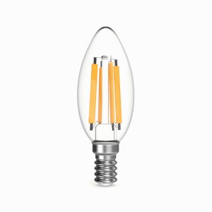 Gauss Filament Свеча E14 13W (1150lm) 4100К 4K прозр. 98x35 филамент(нитевидная) 103801213