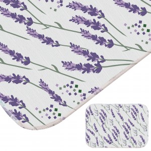 Коврик для сушки посуды 50*35, микрофибра, MDM-Promo-LAV, 100695 Рыжий Кот