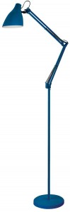 Camelion LOFT KD-332 C06 св-к напольный торшер 40W E27 1750x200 металл/синий