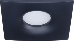 ЭРА св-к встр.алюм. KL104 BK MR16 GU5.3 черный 70(98х98х25) 59794