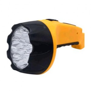 ASD/InHome фонарь ручной аккум MLA 04 15LED 200Lm 6ч 2 реж, з/у, вилка 230В ЧЕРНО-ЖЁЛТЫЙ 1781 (2 шт.)
