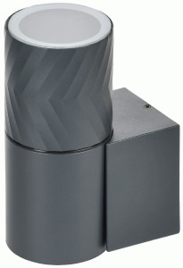 IEK св-к уличный/садов 5107 настенный под лампу GU10 IP65 серый 90x133x60 LT-UBU0-5107-GU10-1-K03