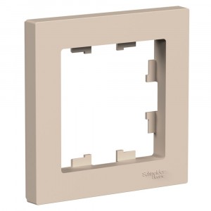 Schneider AtlasDesign рамка СУ 1 мест. песочный ATN001201 (10!)