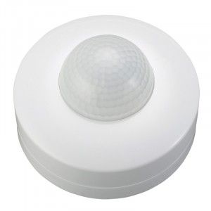 Uniel датчик движ. 1200W 360° белый потолочный (дальн.3-12м) USN-13-360R-1200W-3LUX-12M-0,6-1,5m/s