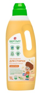 Гель для стирки Все виды тканей: Дыня-мёд 1л SEPTIVIT 123