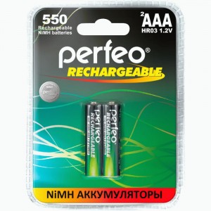Perfeo э/п AAA550mAh/2BL Пластик PF AAA550/2BL PL
