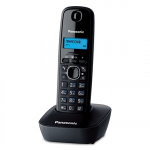 Радиотелефон PANASONIC KX-TG1611RUH, пам 50ном АОН повтор, часы /будильник(радиус 10-100м) 260482
